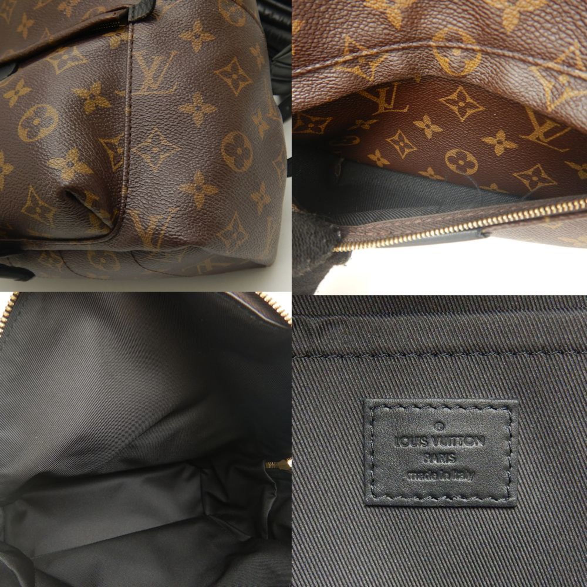 LOUIS VUITTON Louis Vuitton Monogram Palm Springs MM M44874 Backpack Brown 251916