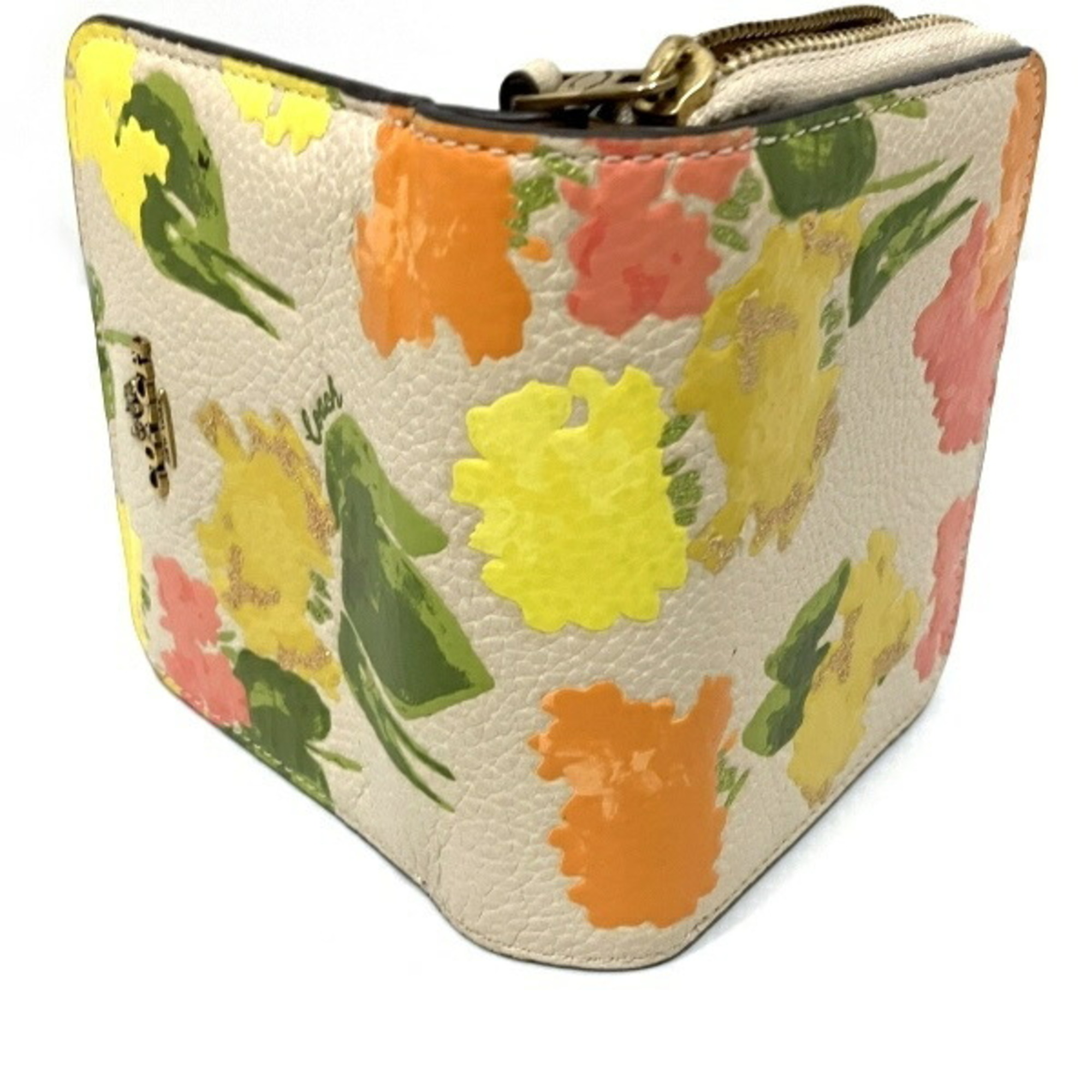 Coach COACH Billfold Wallet Floral Print CC980 Bi-fold Women's Bag