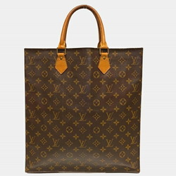 Louis Vuitton Monogram Sac Plat M51140 Bag Tote Men's Women's