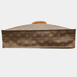 Louis Vuitton Monogram Sac Plat M51140 Bag Tote Men's Women's