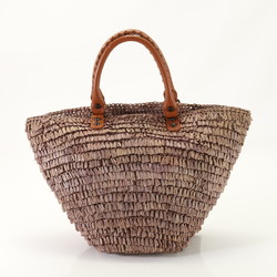 Balenciaga Raffia 515859 Leather Handbag Shoulder Hand EEY AL12-10