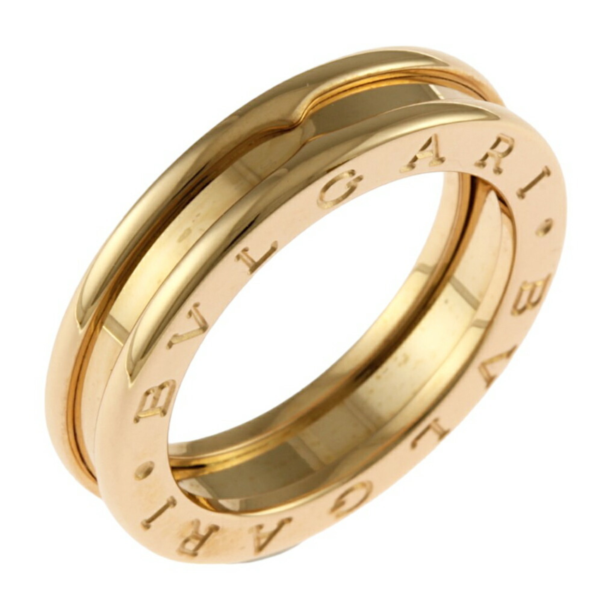 BVLGARI B-zero.1 B-zero One Band Ring, Size 12.5, 18K Gold, Women's,