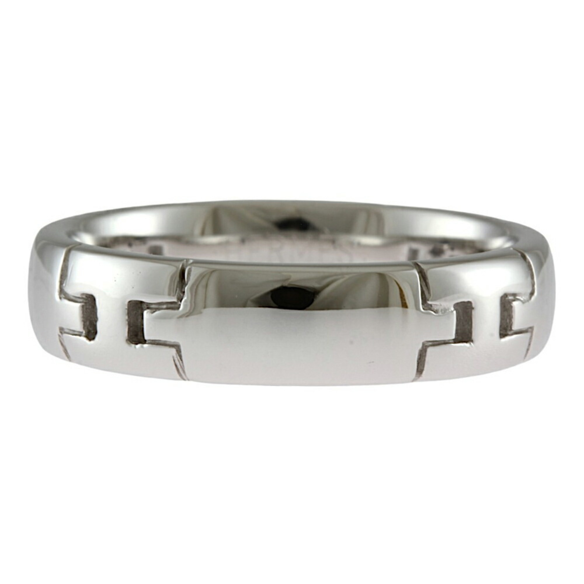 Hermes Hercules Ring, Size 18, 18k, Unisex, HERMES