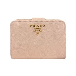 Prada Saffiano Bi-fold Wallet Leather 1ML018 Women's PRADA