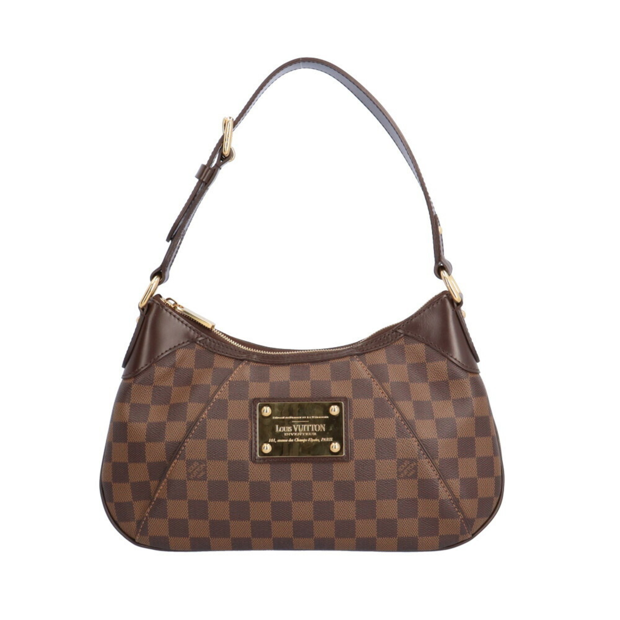 Louis Vuitton Thames PM Damier Shoulder Bag Canvas M56384 Brown Women's LOUIS VUITTON