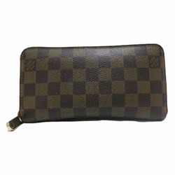 Louis Vuitton Damier Zippy Wallet N60015 Round Long Women's