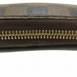 Louis Vuitton Damier Zippy Wallet N60015 Round Long Women's