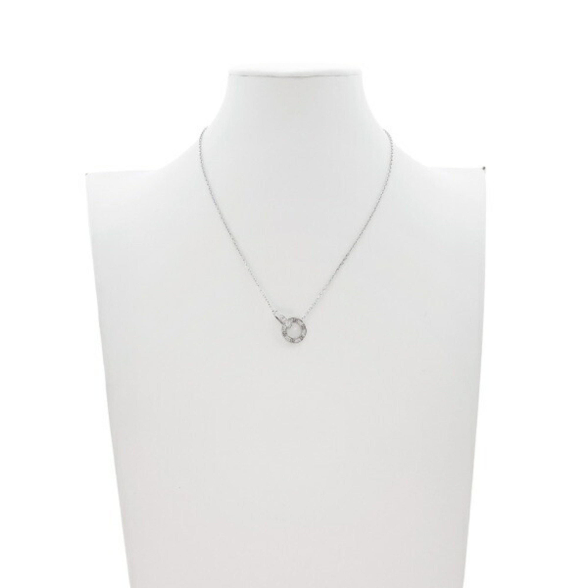 Cartier Love K18WG White Gold Necklace