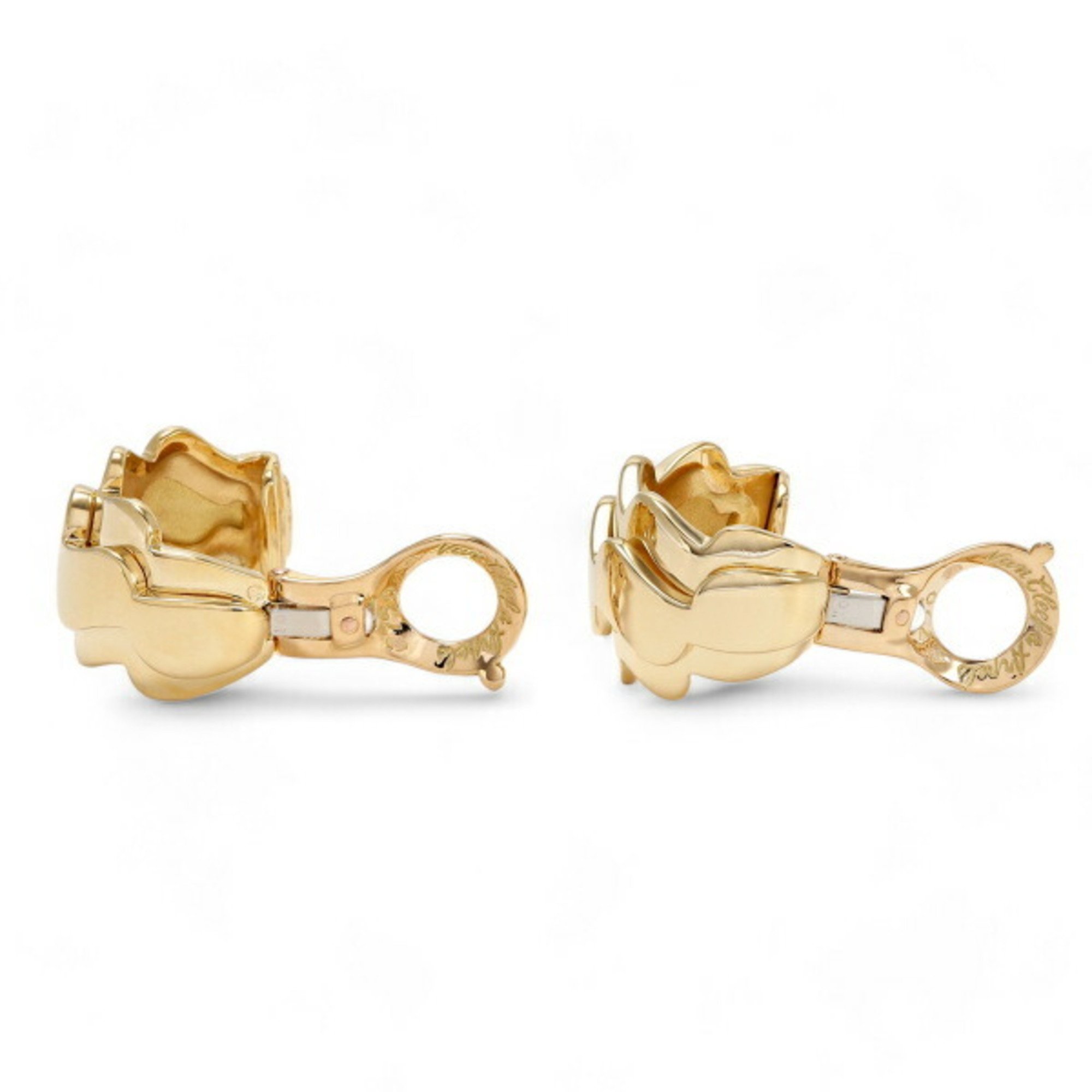 Van Cleef & Arpels Hoop K18YG Yellow Gold Earrings