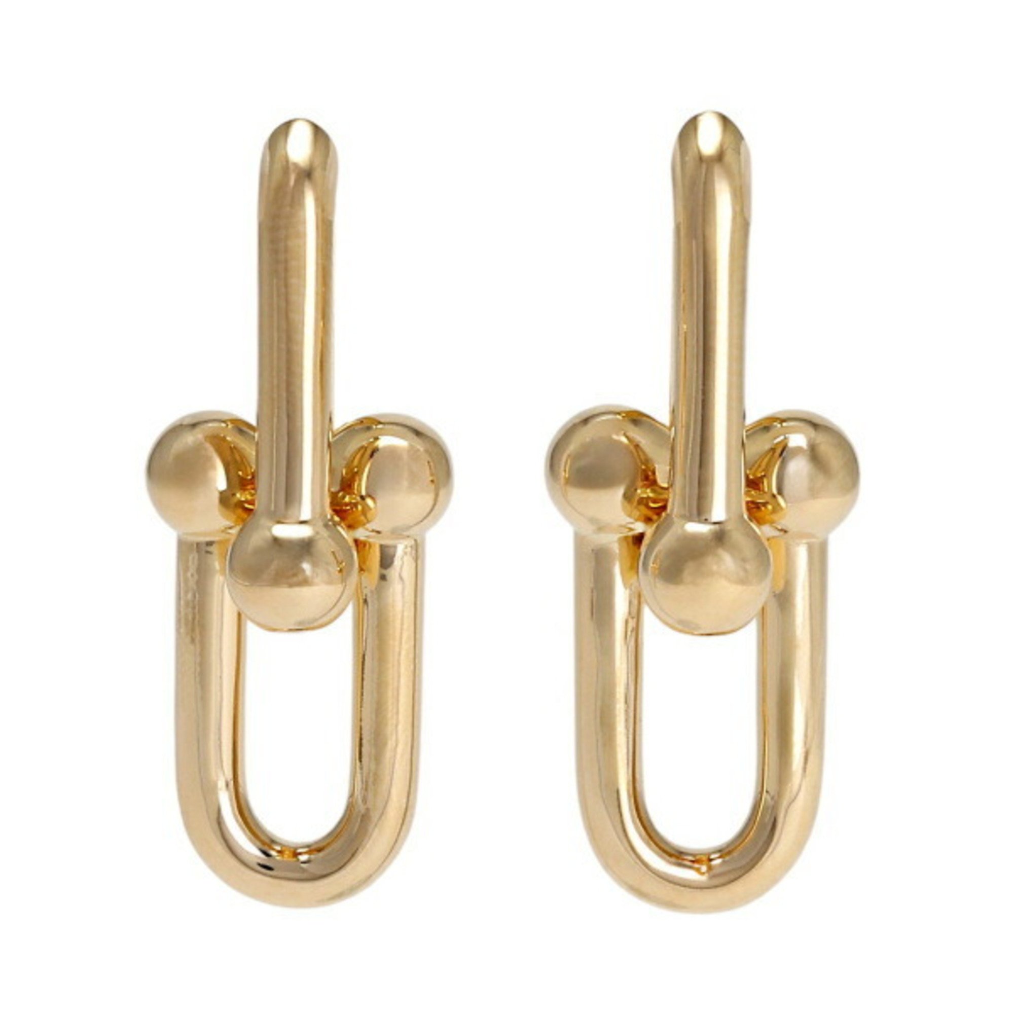 Tiffany HardWear Large 18K Yellow Gold Earrings