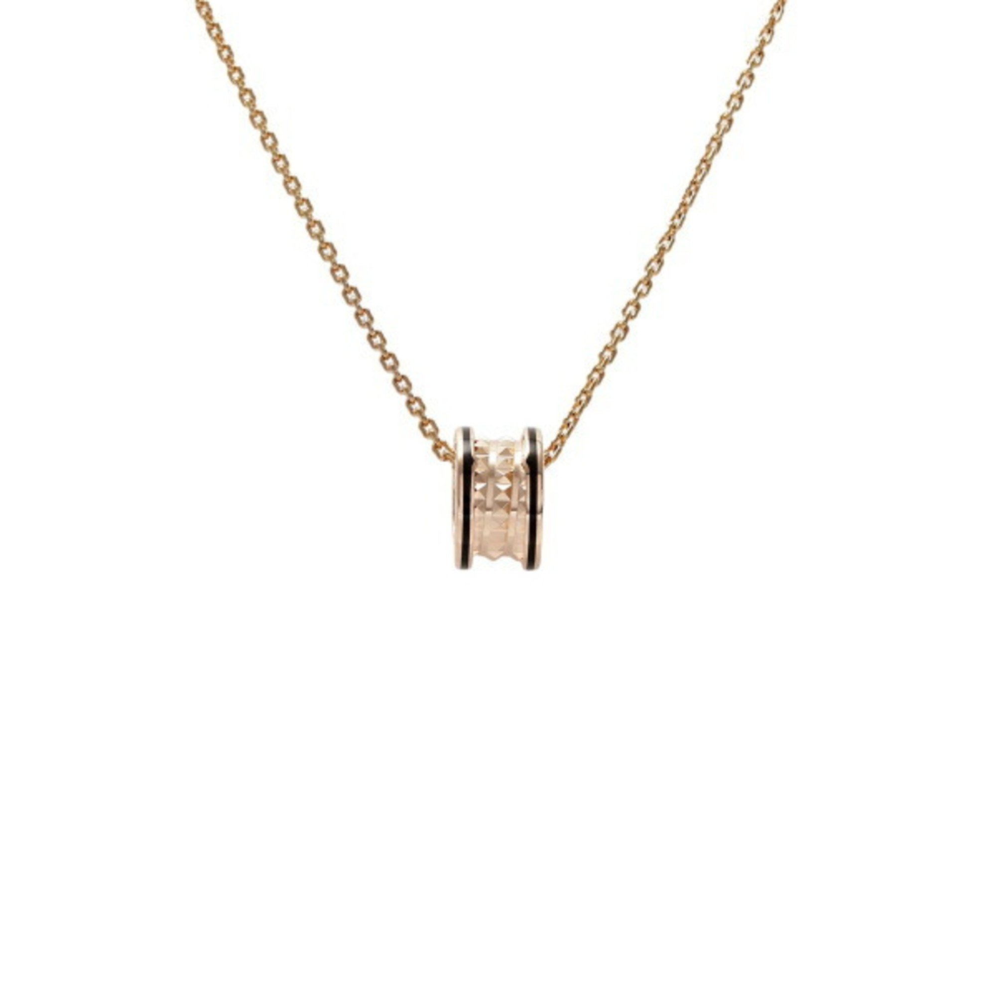 Bvlgari B.Zero1 Rock K18PG Pink Gold Ceramic Necklace