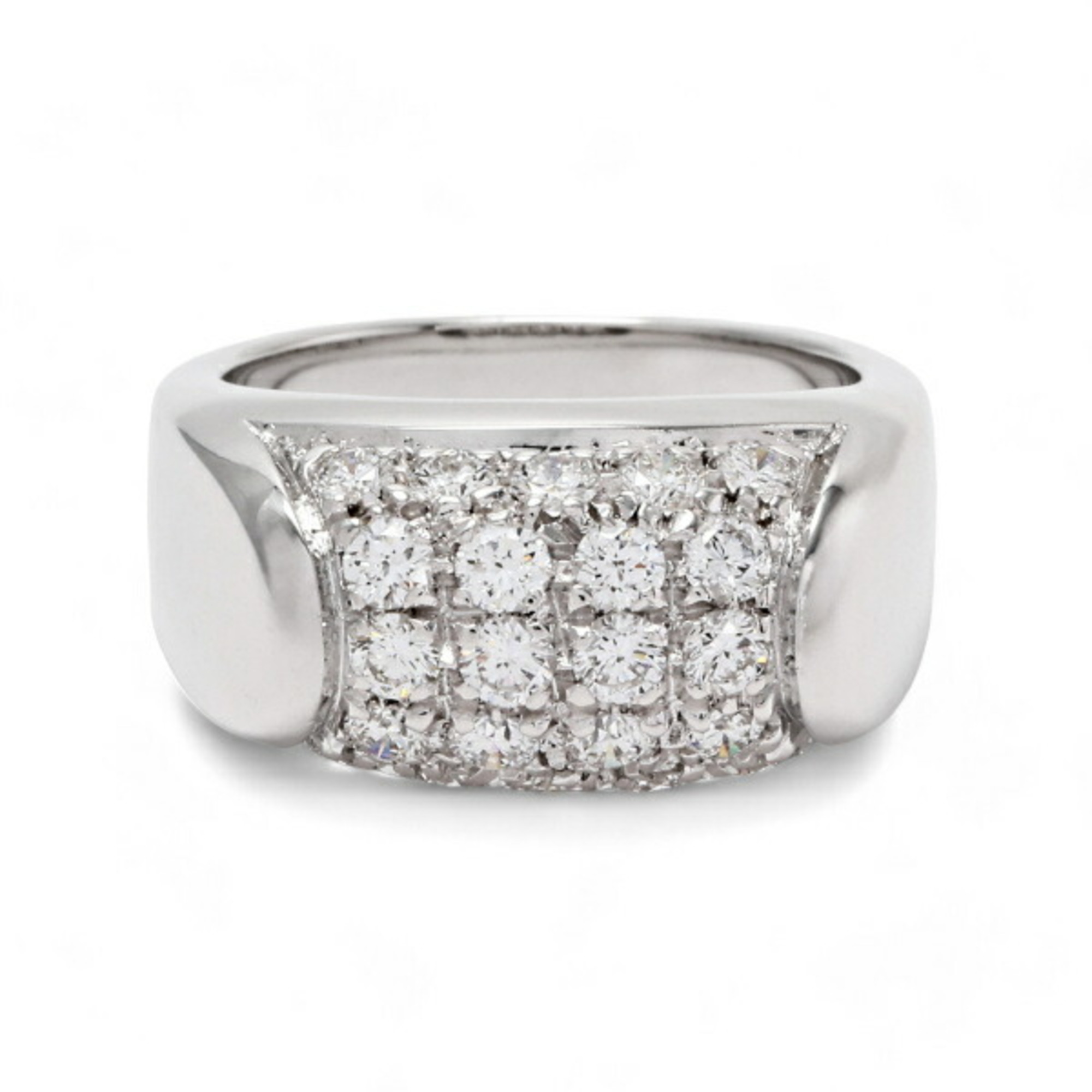 Bvlgari Tronchetto K18WG White Gold Ring