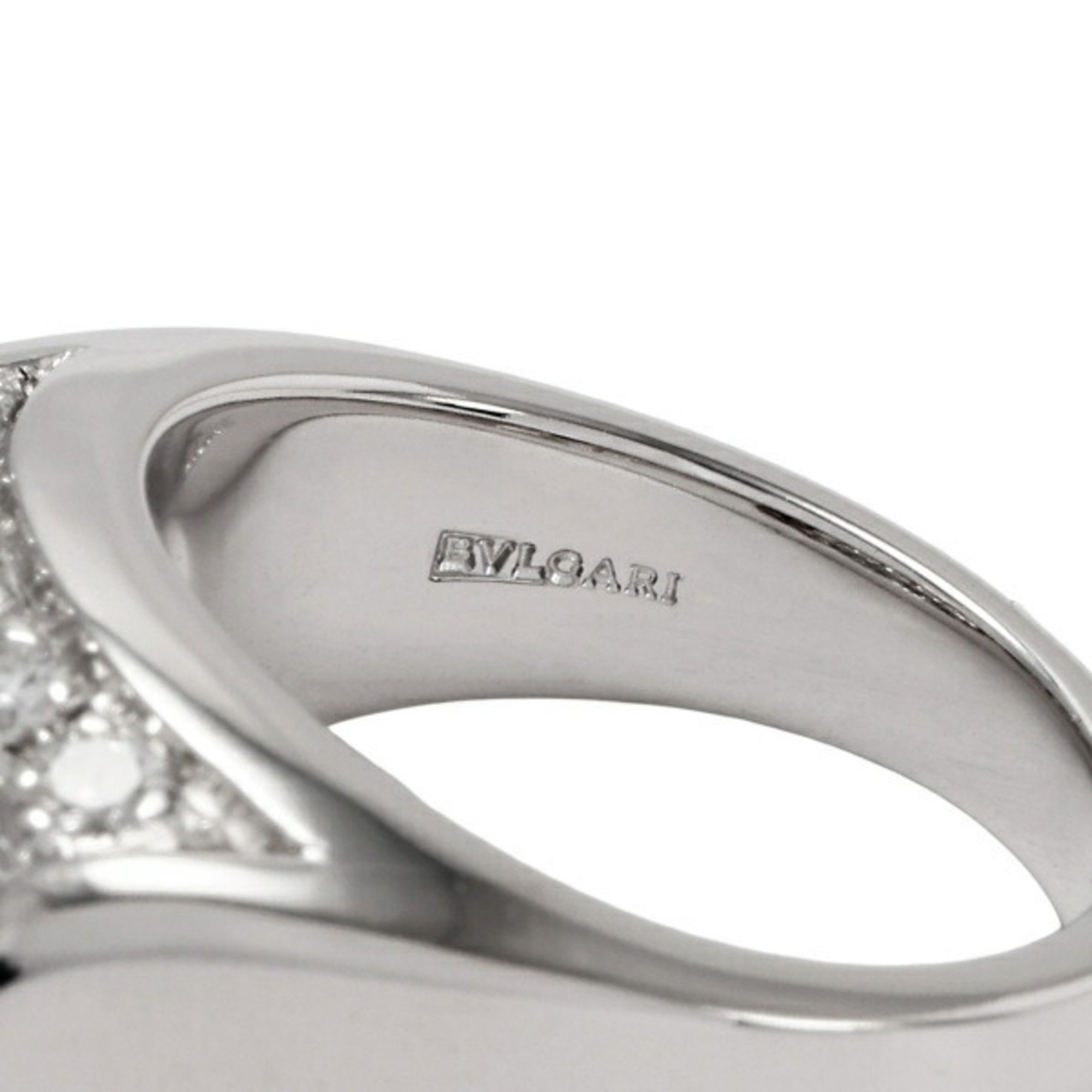 Bvlgari Tronchetto K18WG White Gold Ring