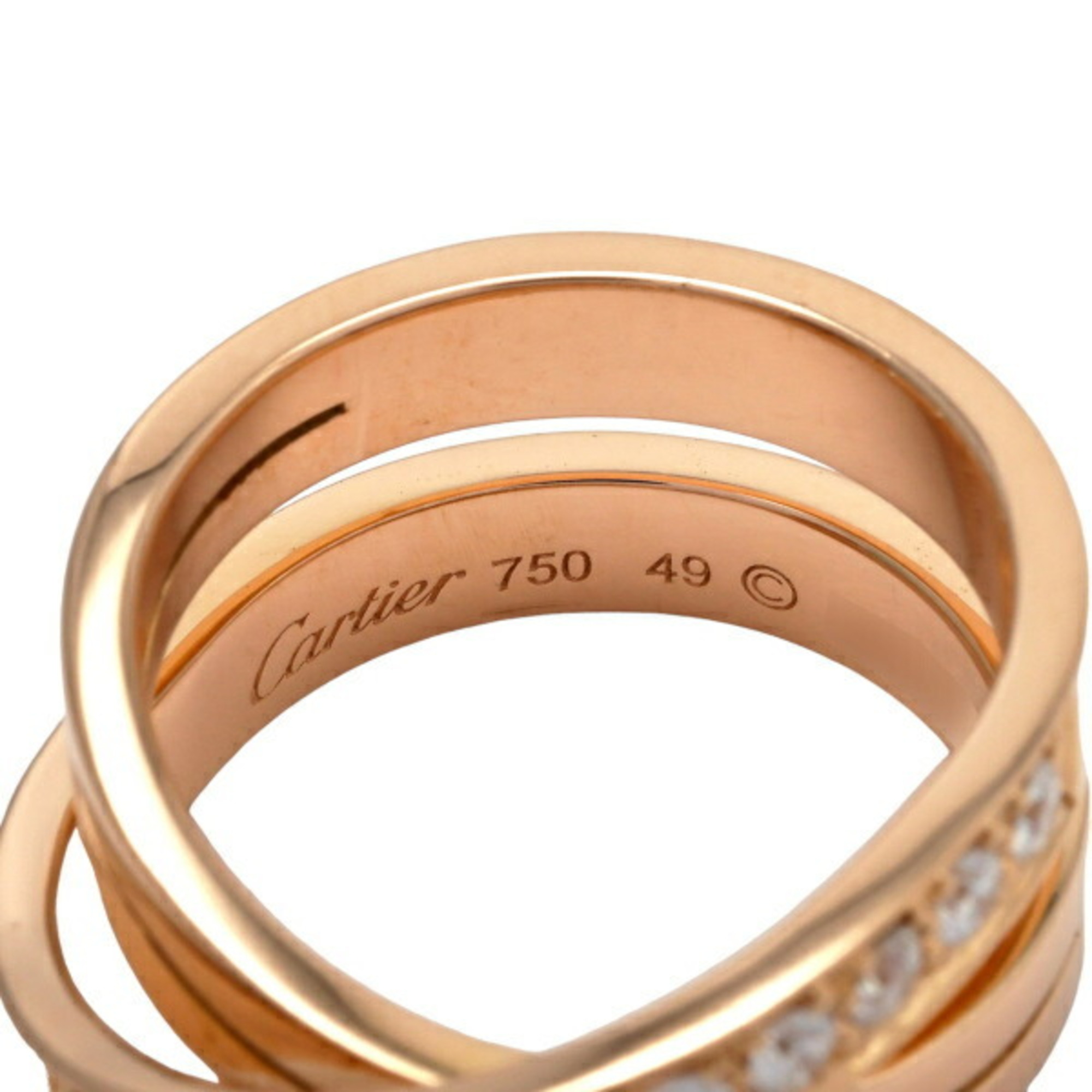 Cartier Etincel De K18PG Pink Gold Ring