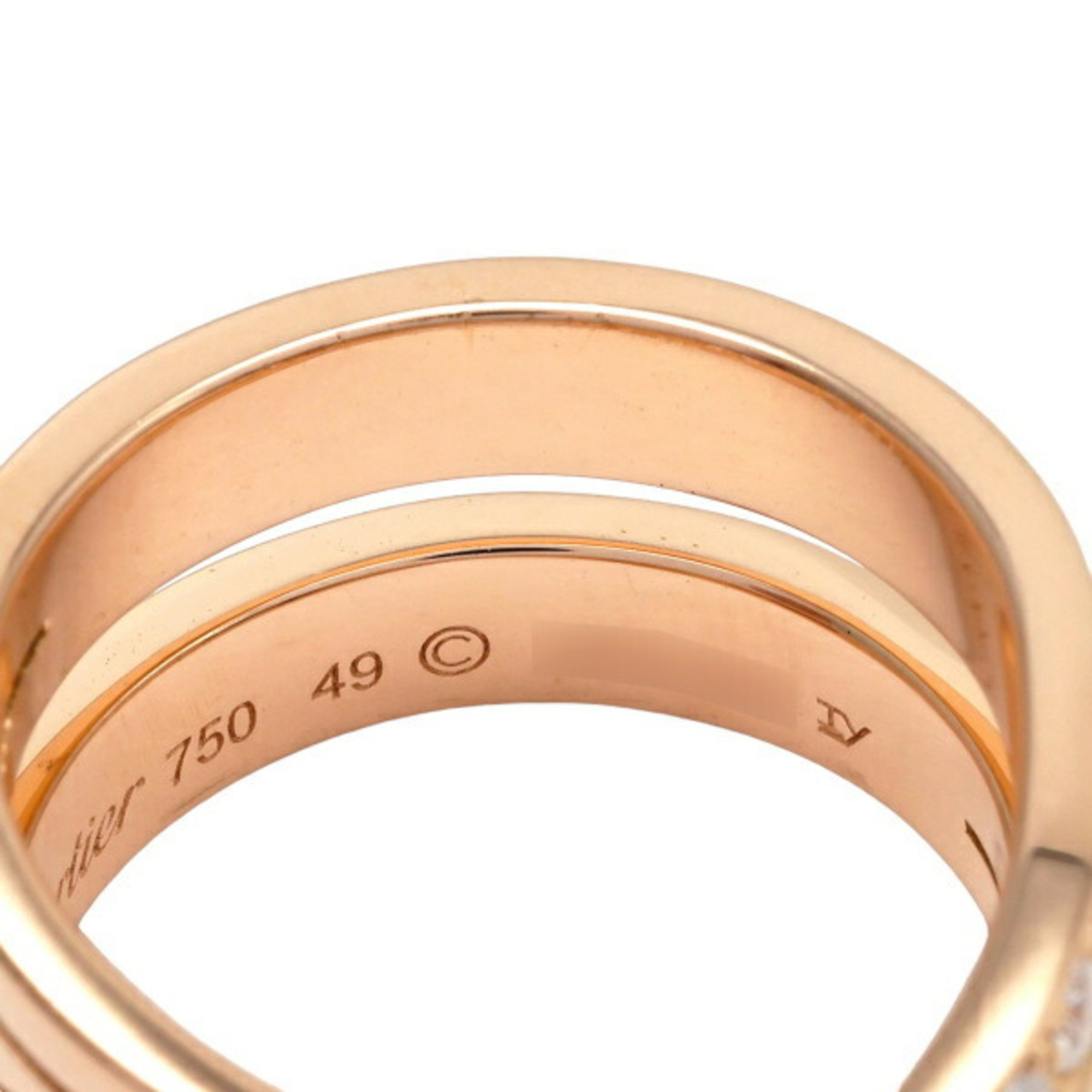 Cartier Etincel De K18PG Pink Gold Ring