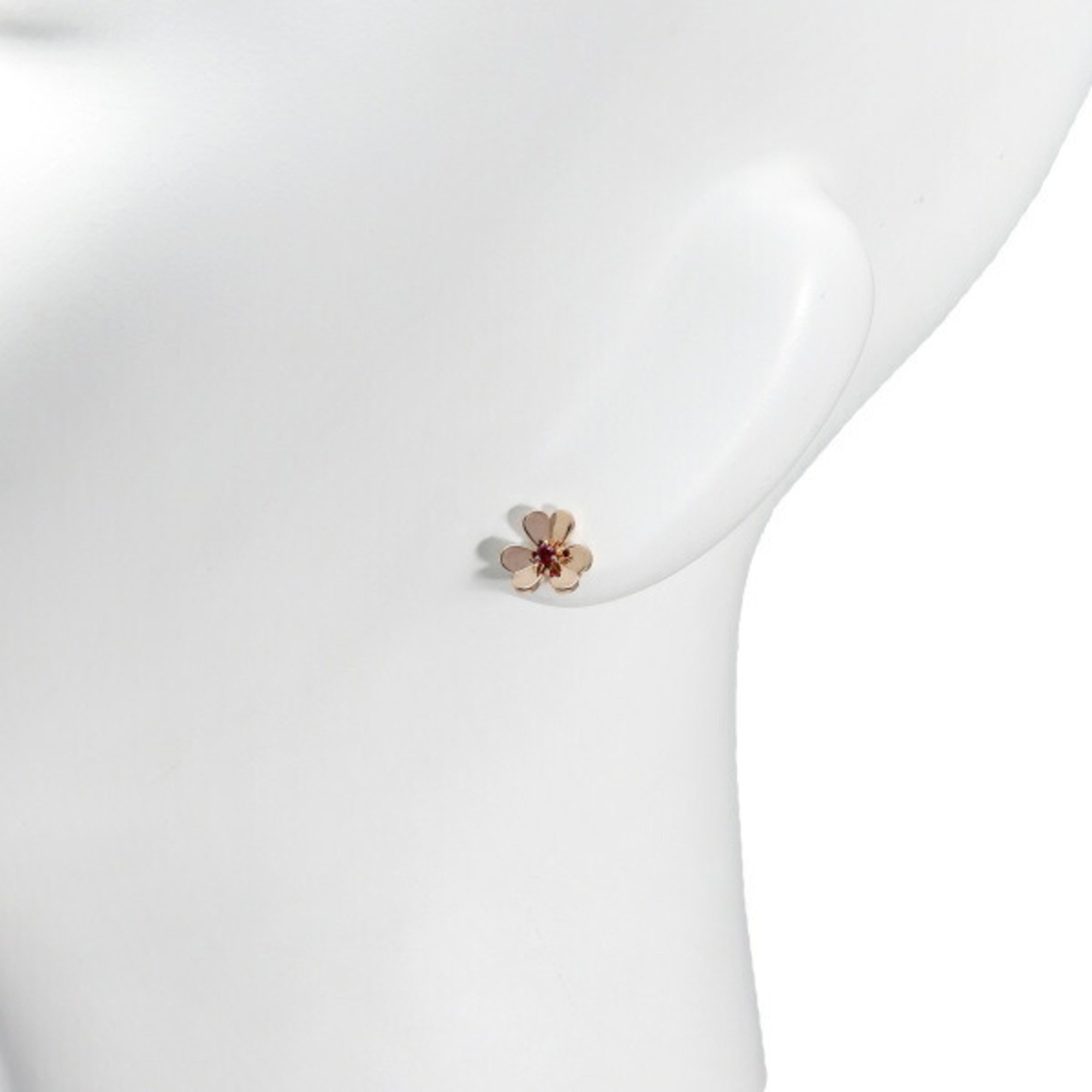 Van Cleef & Arpels Frivole 18K Rose Gold Earrings