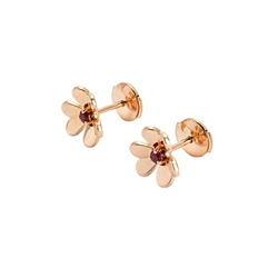 Van Cleef & Arpels Frivole 18K Rose Gold Earrings