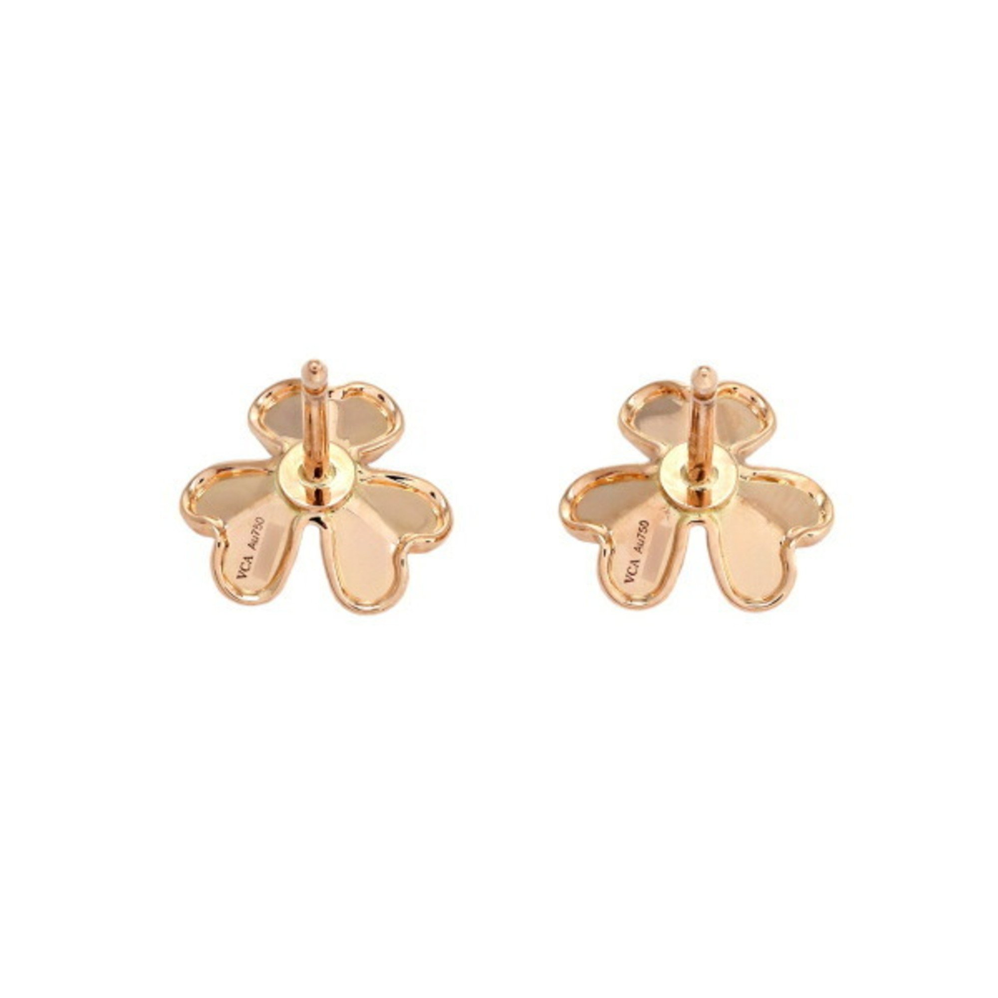 Van Cleef & Arpels Frivole 18K Rose Gold Earrings