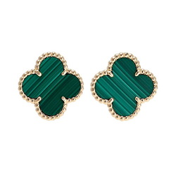 Van Cleef & Arpels Alhambra 18K Yellow Gold Earrings