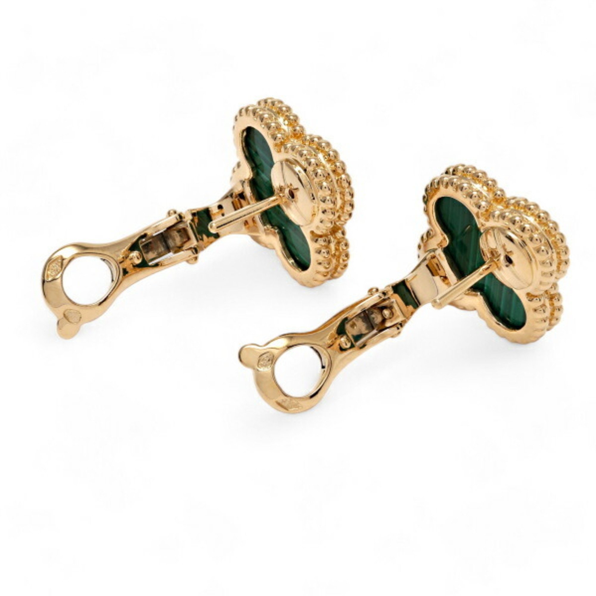 Van Cleef & Arpels Alhambra 18K Yellow Gold Earrings