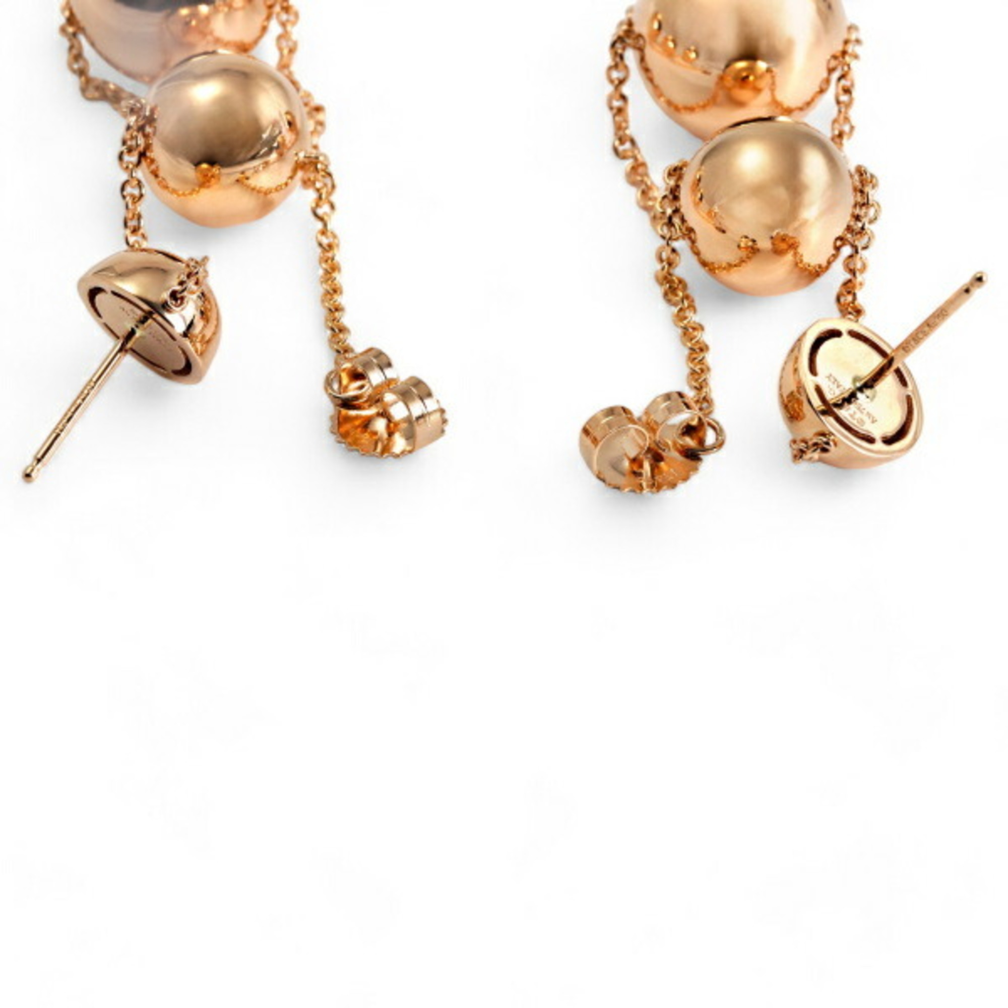 Tiffany HardWear Triple Drop 18k Rose Gold Earrings