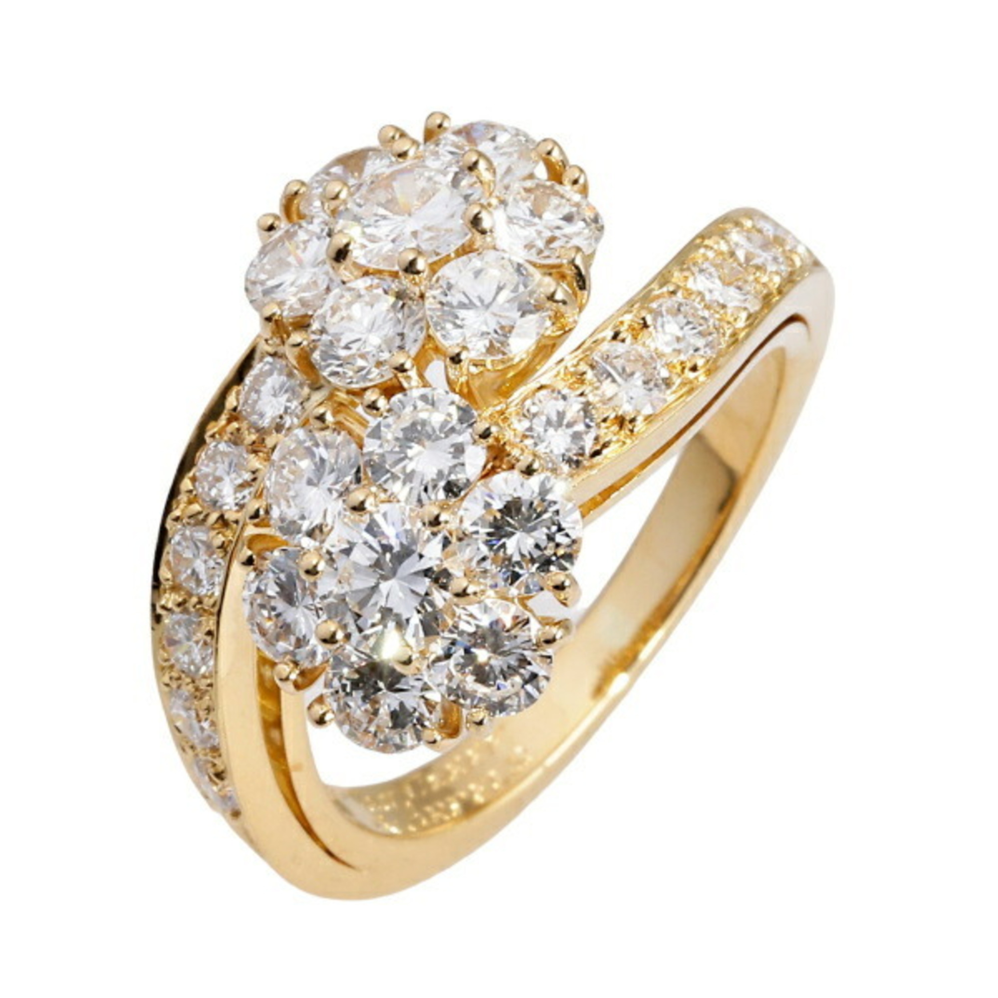 Van Cleef & Arpels Fleurette K18YG Yellow Gold Ring