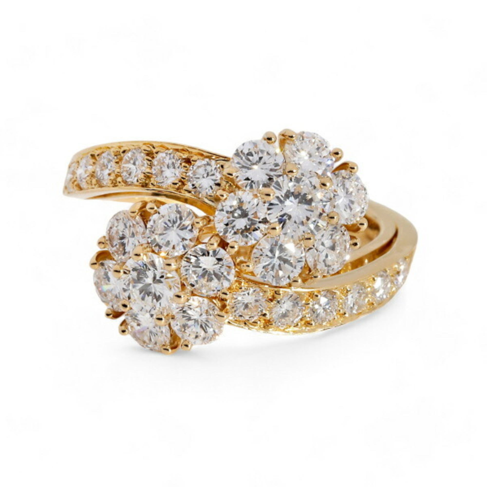 Van Cleef & Arpels Fleurette K18YG Yellow Gold Ring