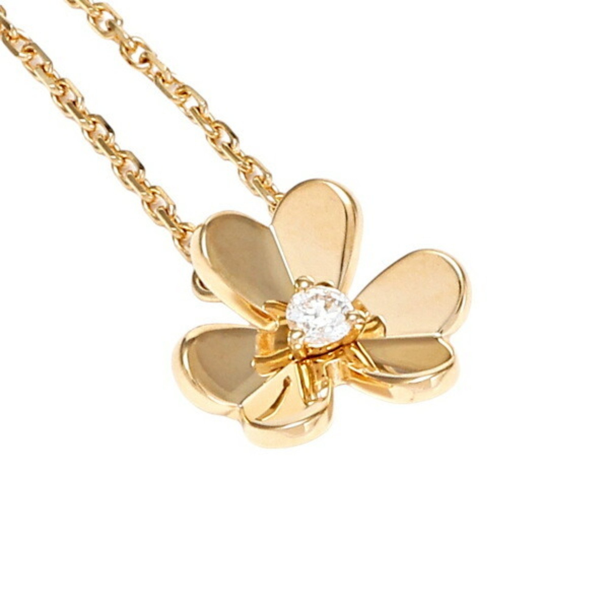 Van Cleef & Arpels Frivole K18YG Yellow Gold Necklace