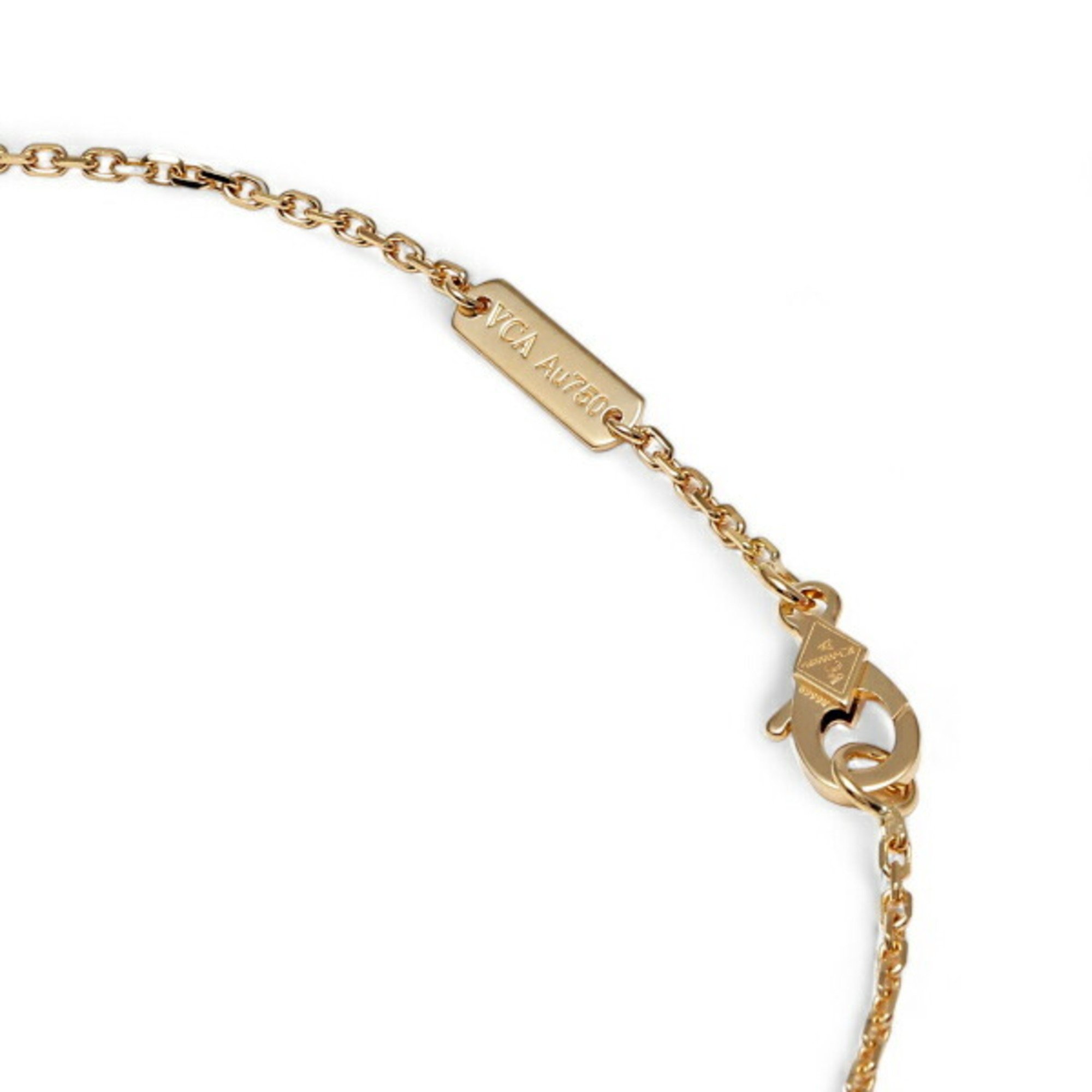 Van Cleef & Arpels Alhambra K18YG Yellow Gold Necklace