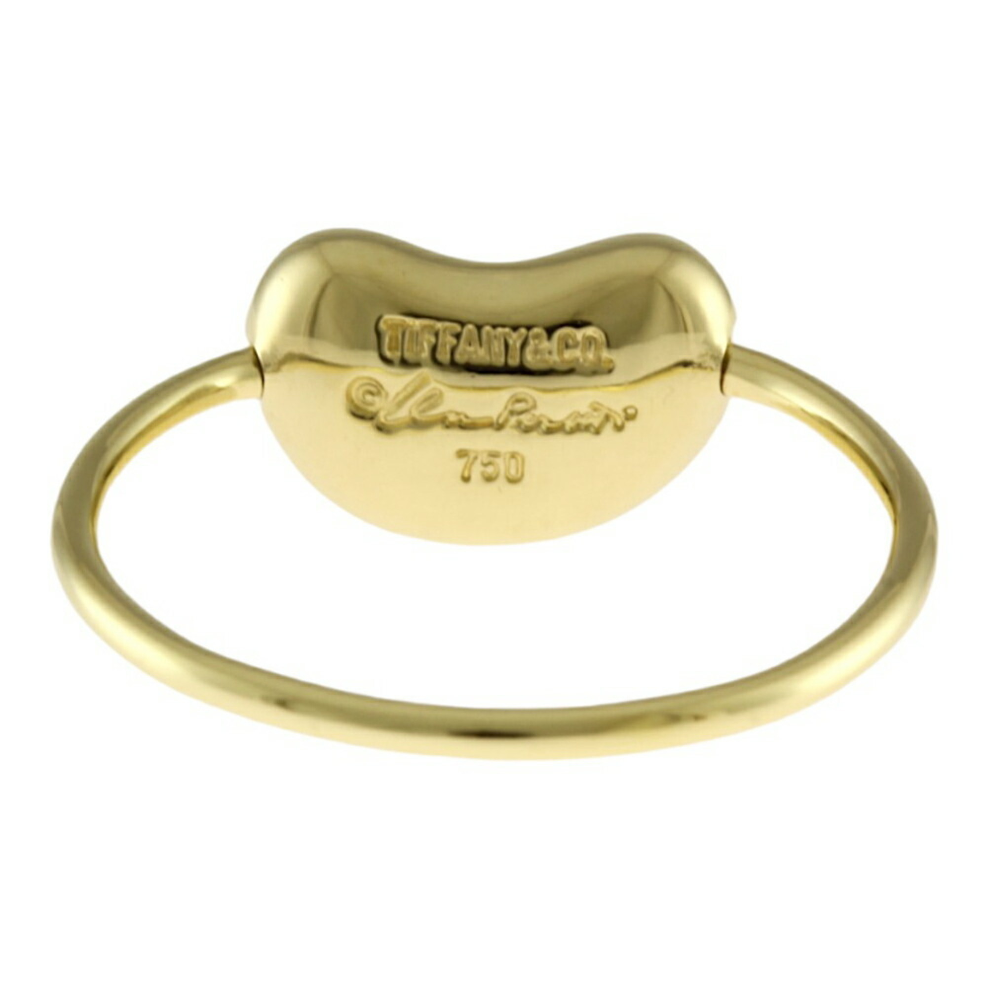 Tiffany Bean Ring, Tiffany, size 8.5, 18k gold, women's, TIFFANY&Co.