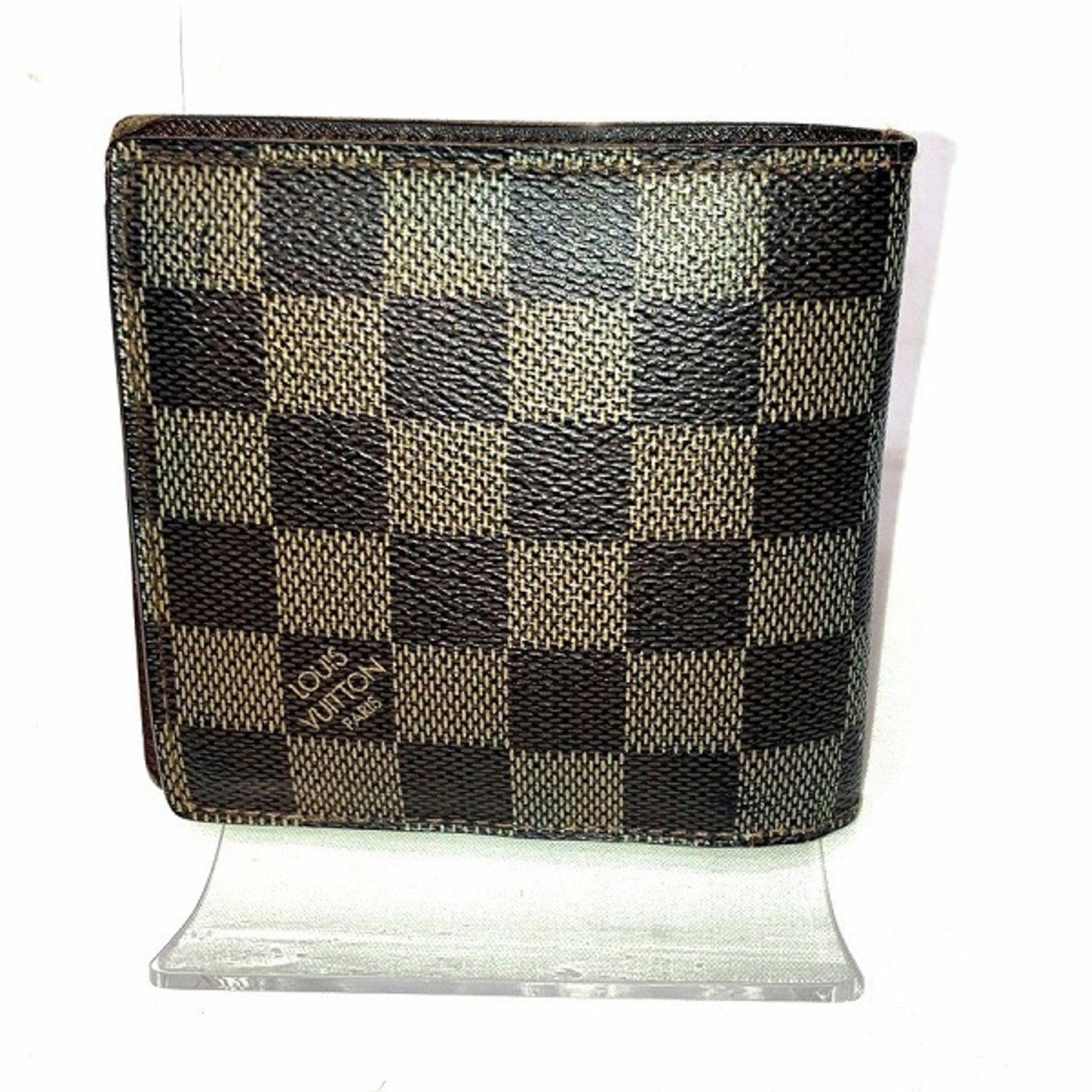 Louis Vuitton Damier Portefeuille Marco N61675 Bi-fold Wallet for Men and Women