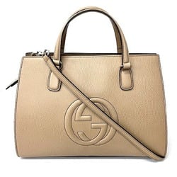 GUCCI Soho 607721 Interlocking G Bag Handbag Shoulder Women's