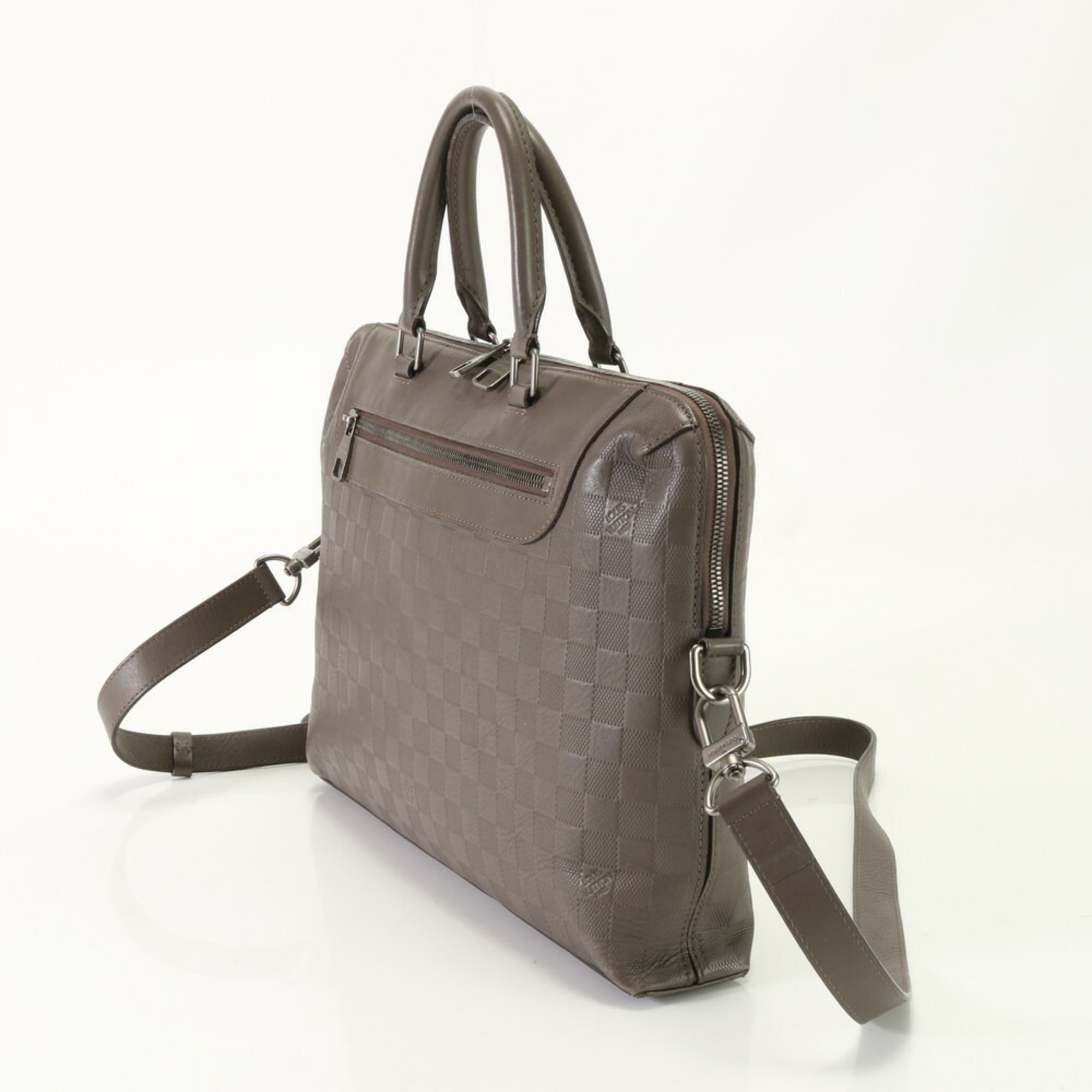 Louis Vuitton Damier Infinie Porte Document Jour NM Leather Bag Shoulder EEY AK11-8