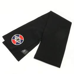 Gucci 100% wool scarf, black, men's