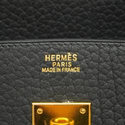 Hermes handbag Birkin 30 H stamp Fjord Black Ladies