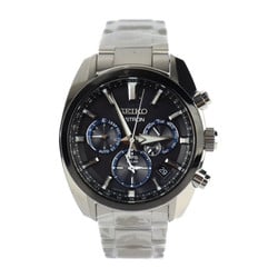 SEIKO ASTRON Dual Time 5X Series Watch SBXC053 5X53-0AJ0 Stainless Steel Silver Black Blue Solar Radio GPS