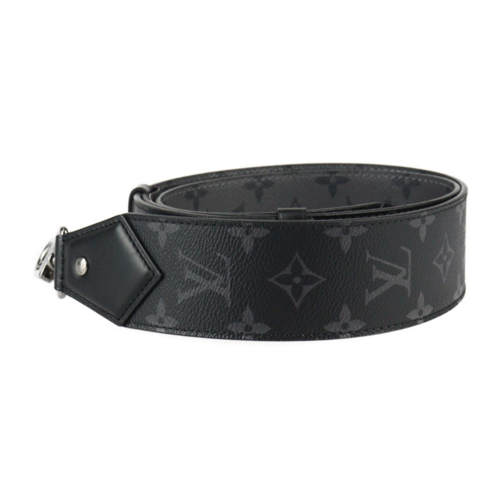 LOUIS VUITTON Louis Vuitton Strap Shoulder J02498 Monogram Eclipse Black Grey Replacement