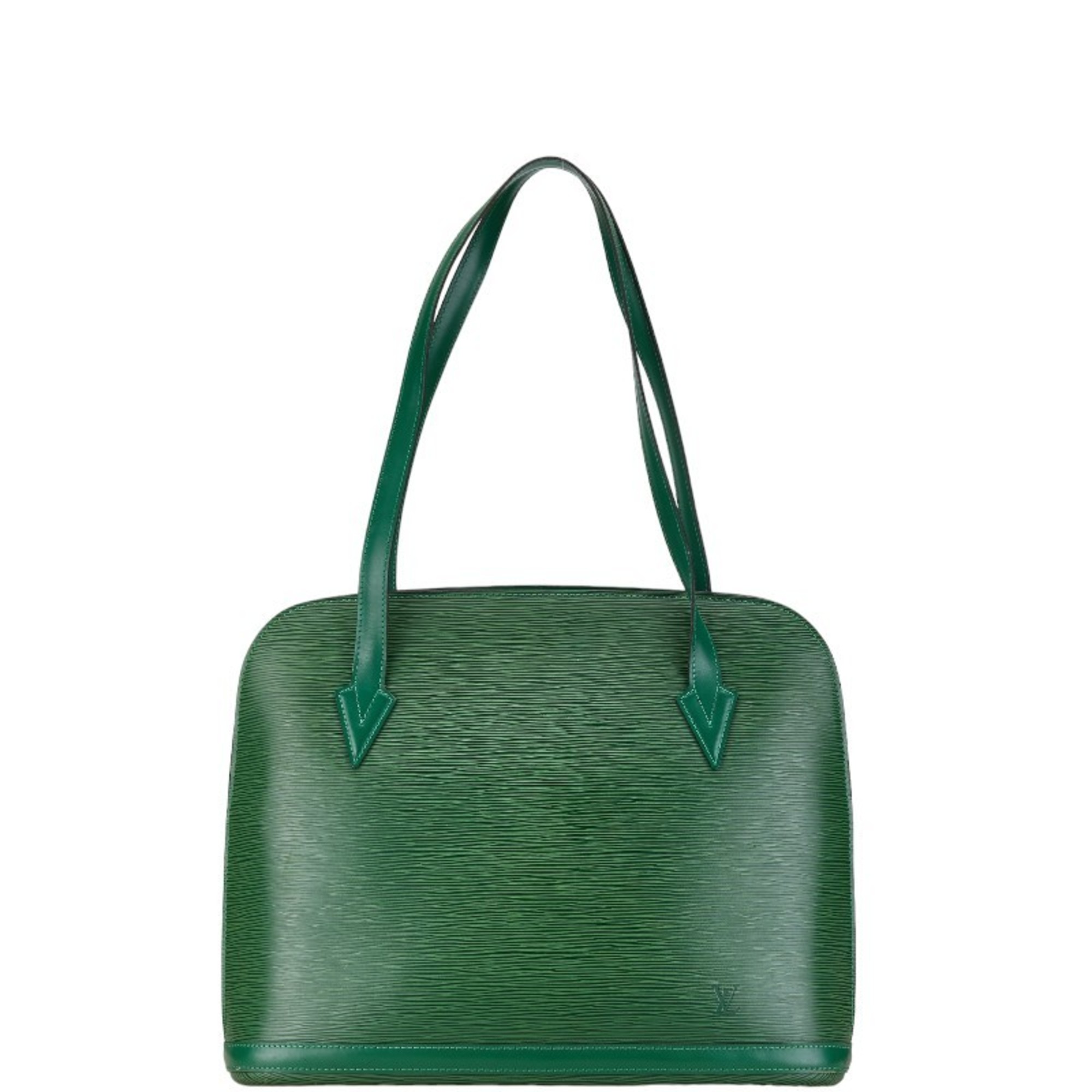 Louis Vuitton Epi Lussac Shoulder Bag Tote M52284 Borneo Green Leather Women's LOUIS VUITTON