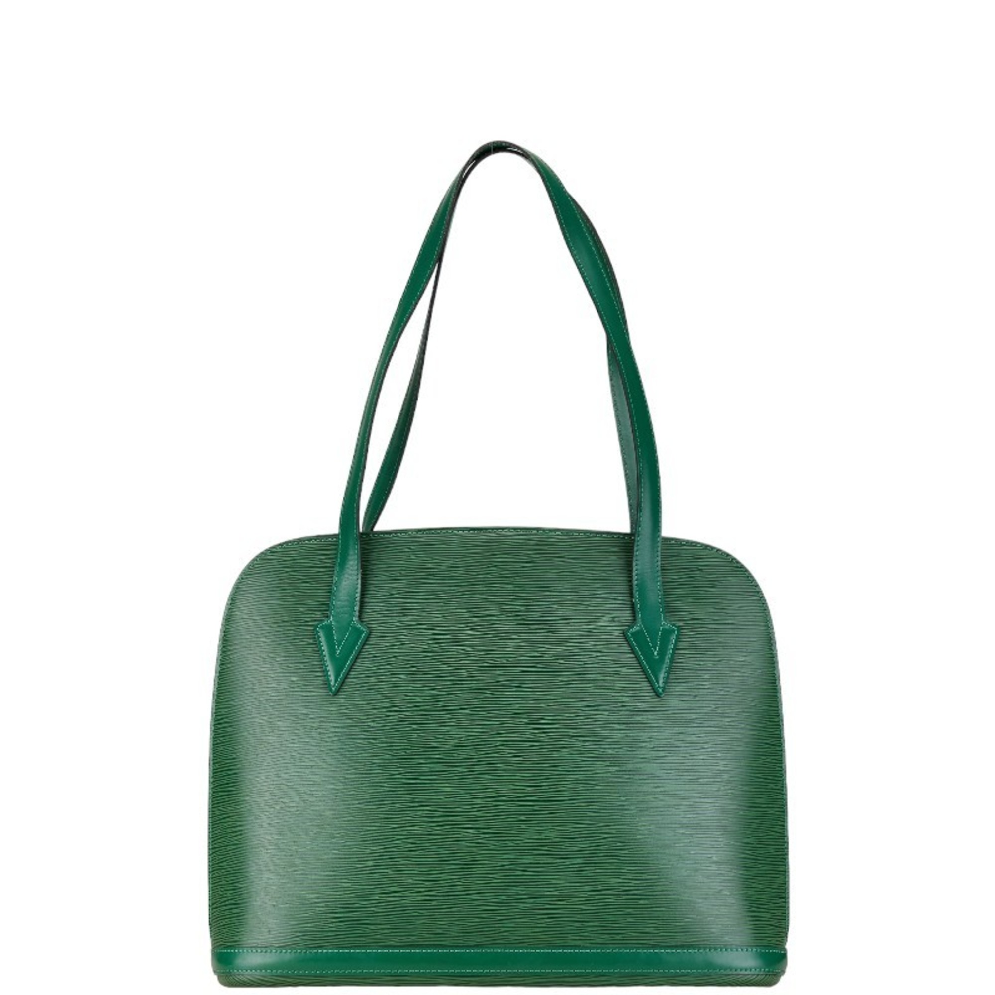 Louis Vuitton Epi Lussac Shoulder Bag Tote M52284 Borneo Green Leather Women's LOUIS VUITTON