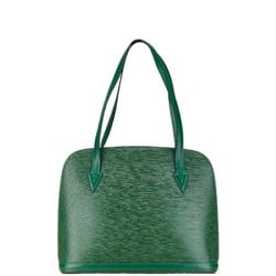 Louis Vuitton Epi Lussac Shoulder Bag Tote M52284 Borneo Green Leather Women's LOUIS VUITTON