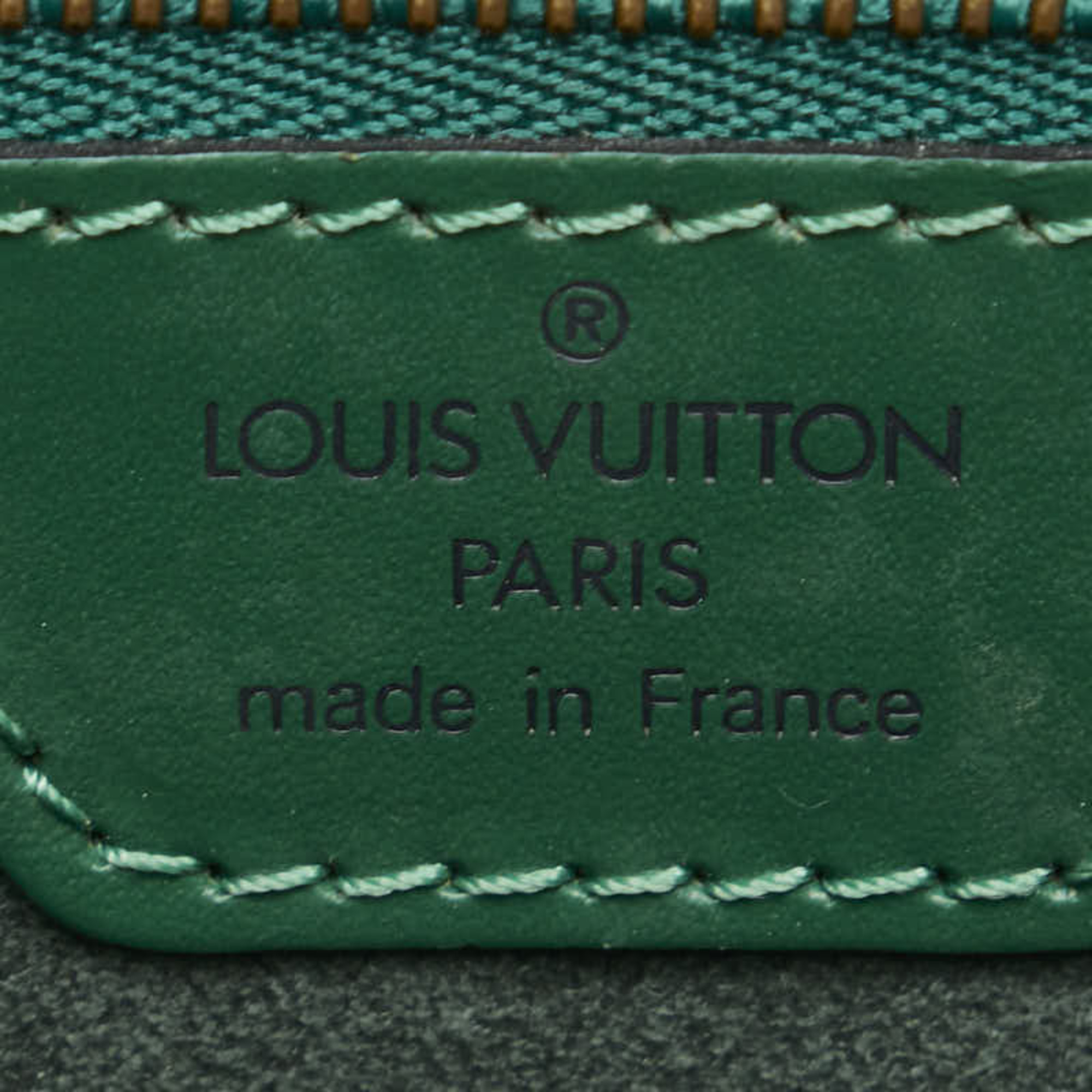 Louis Vuitton Epi Lussac Shoulder Bag Tote M52284 Borneo Green Leather Women's LOUIS VUITTON