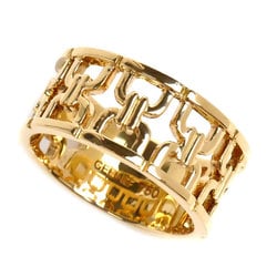 CELINE 18K Yellow Gold Ring, Size 11, 6.8g, Women's