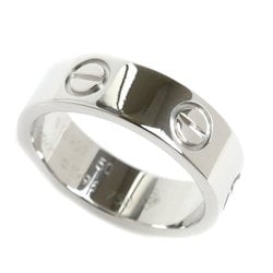 CARTIER Cartier K18WG White Gold Love Ring B4022650 Size 9.5 50 6.6g Women's