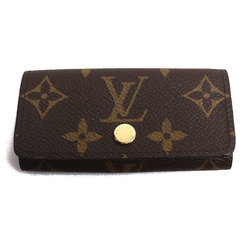 LOUIS VUITTON Louis Vuitton Multicle 4 Key Case Monogram Brown M69517 IC Chip Women's