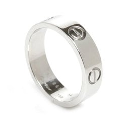 CARTIER Cartier K18WG White Gold Love Ring B4022656 Size 15.5 56 7.2g Women's