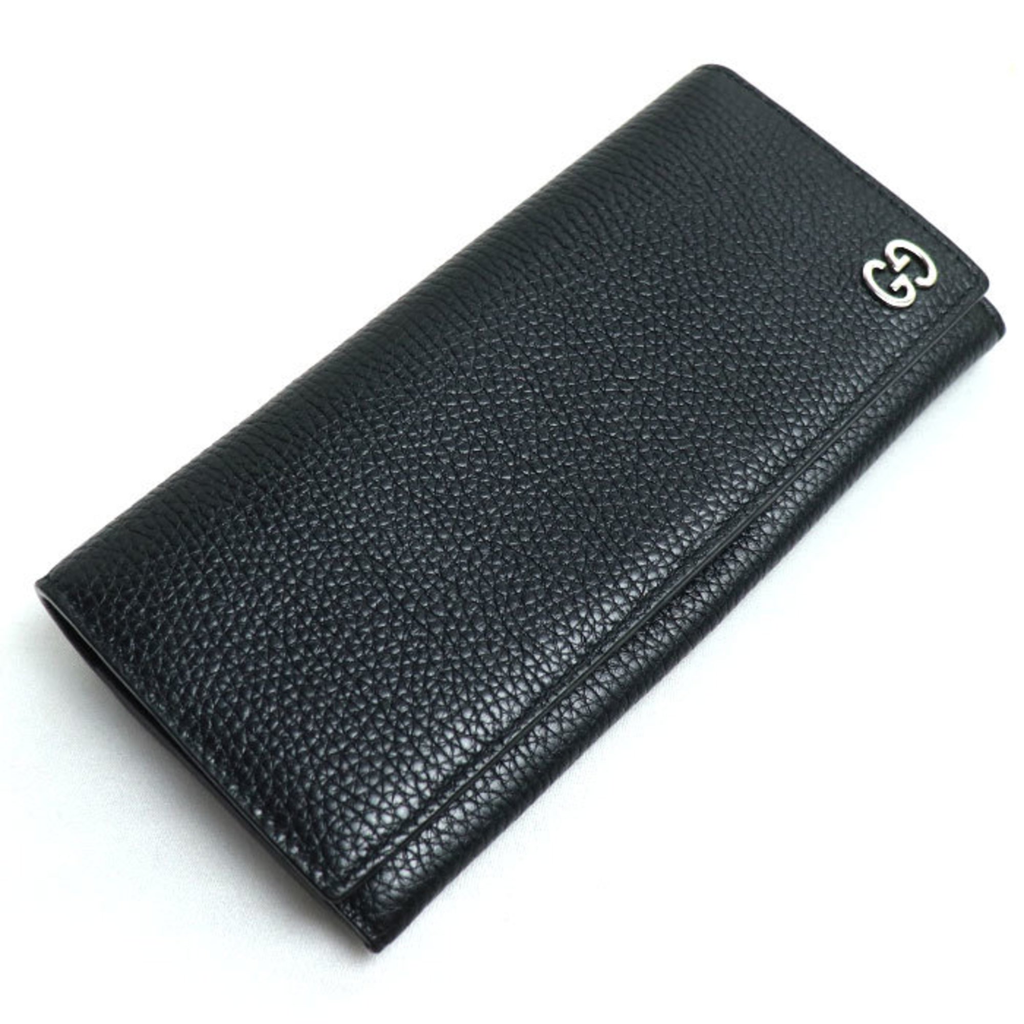 GUCCI Gucci Durian Long Wallet Black 481727 Men's