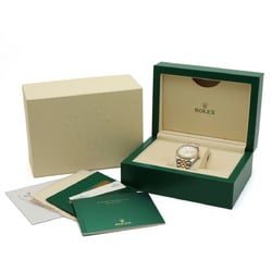 ROLEX Rolex Datejust Silver Computer Dial SS K18YG 10P Diamond Combi Ladies AT Automatic Watch 126233G