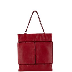 Prada handbag red leather women's PRADA