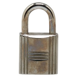 Hermes Padlock Key Set Silver Metal Women's HERMES