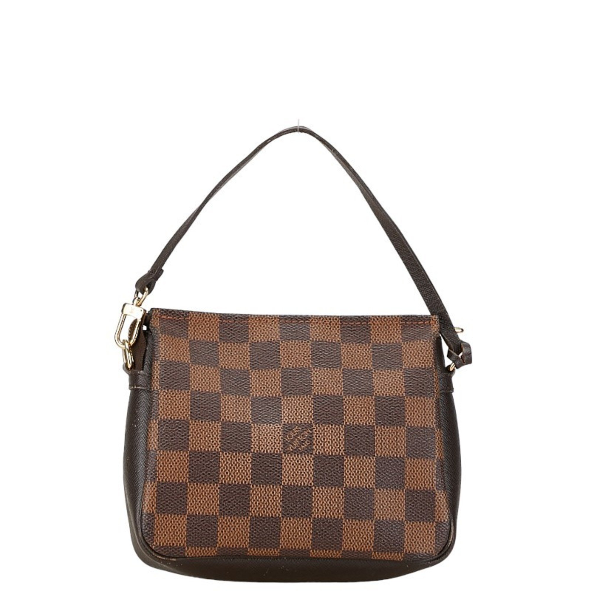 Louis Vuitton Damier Truth Makeup Pouch Shoulder Bag N51982 Brown PVC Leather Women's LOUIS VUITTON